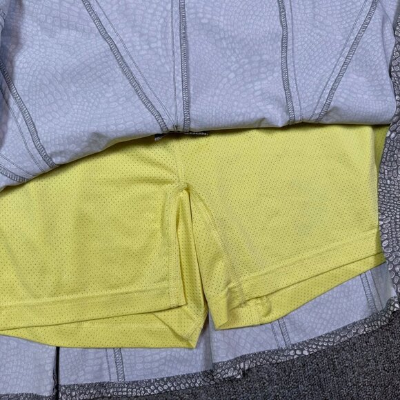 Title Nine Swingtastic Athletic Women's Skort Skirt A-line SIZE 8 GREY PEBBLE - Picture 7 of 7